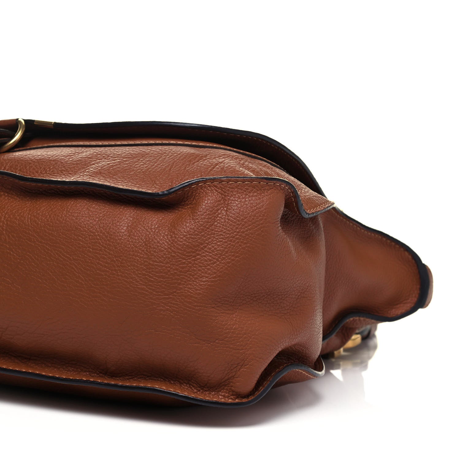 Chloe Calfskin Large Marcie Satchel Tan 8 of 9