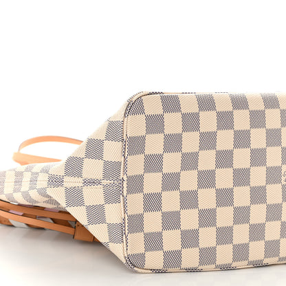 Louis Vuitton Damier Azur Braided Neverfull MM Orange 8 of 9