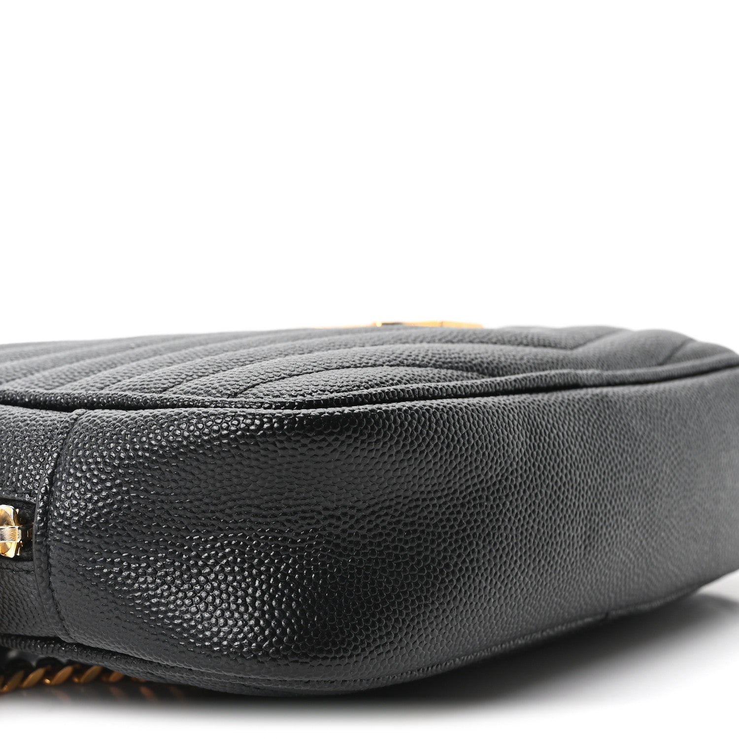 Saint Laurent Grain De Poudre Matelasse Monogram Mini Lou Camera Bag Black 9 of 10