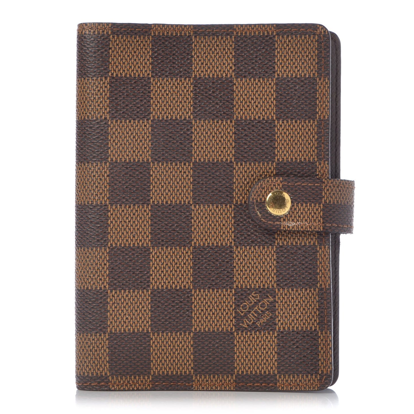 Damier Ebene Small Ring Agenda Cover