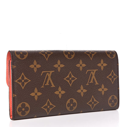 Louis Vuitton Monogram Emilie Wallet Poppy 3 of 8