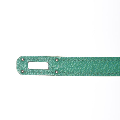 Hermes Chevre Mysore Kelly Longue Wallet Menthe 7 of 8