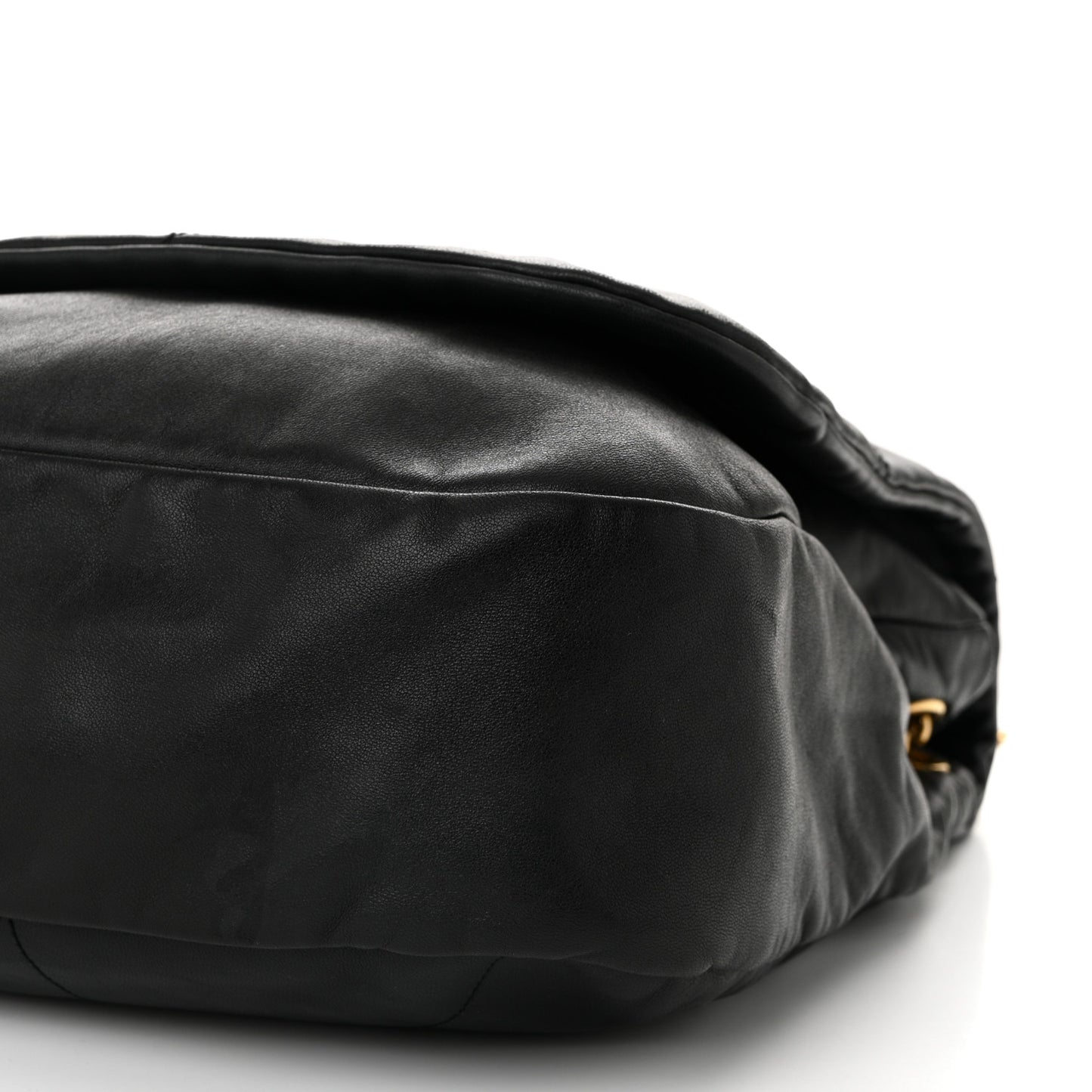 Lambskin Matelasse Monogram Large Jamie 4.3 Black