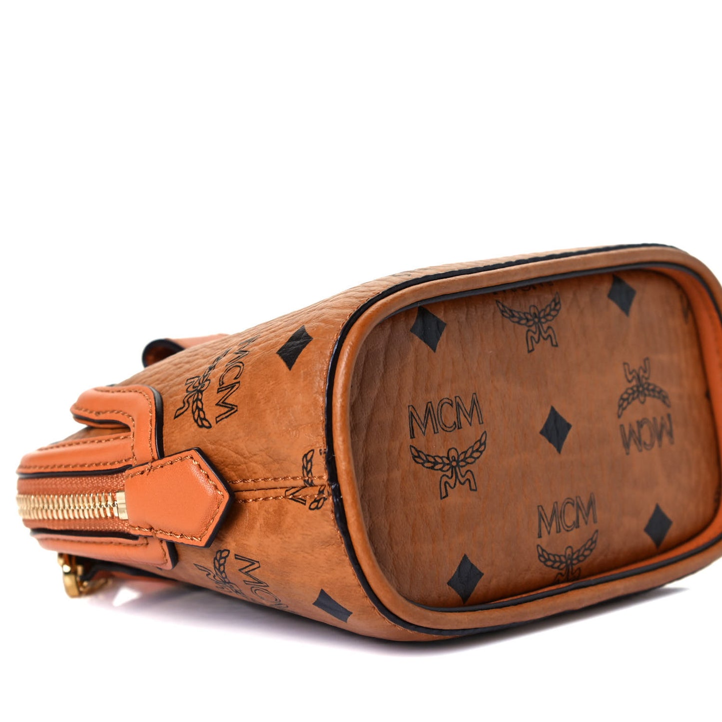Visetos Mini Anna Crossbody Bag Cognac