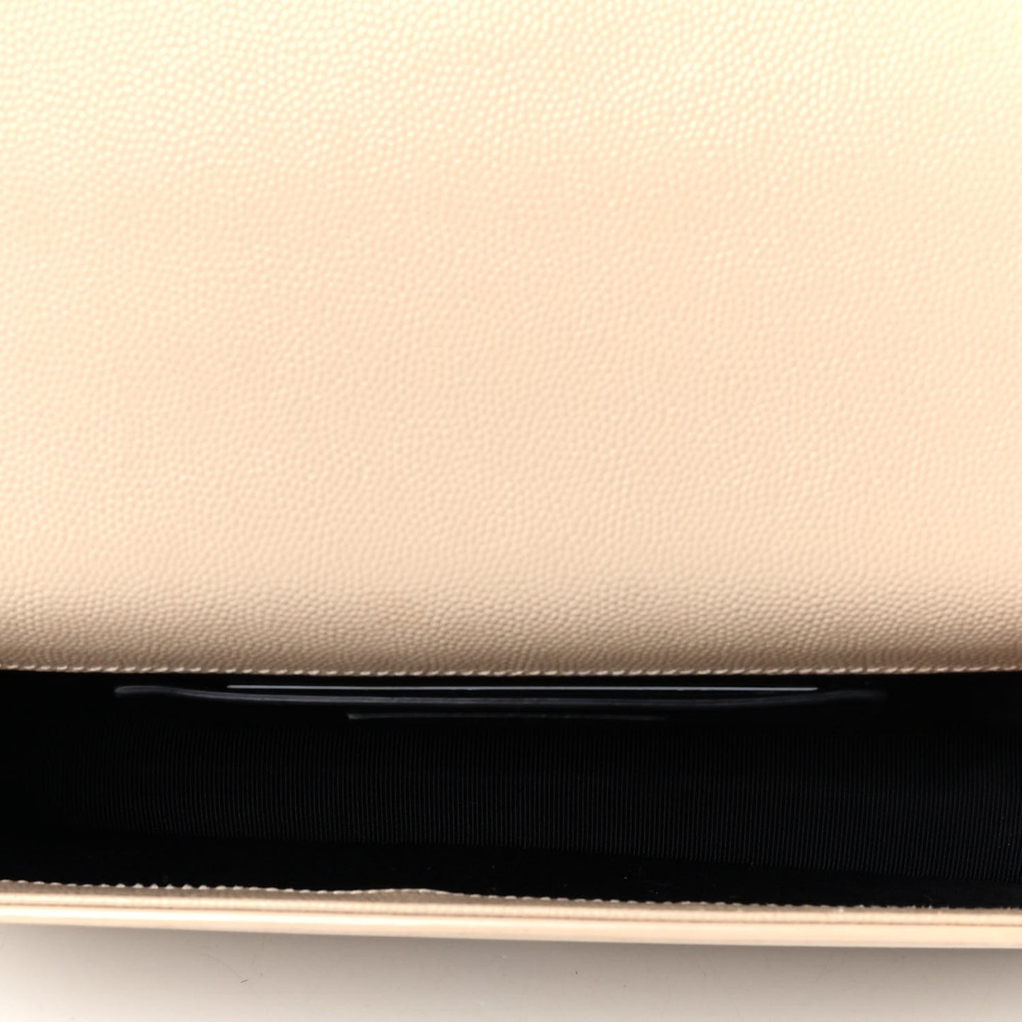 Grain De Poudre Classic Kate Monogram Clutch Nude Powder