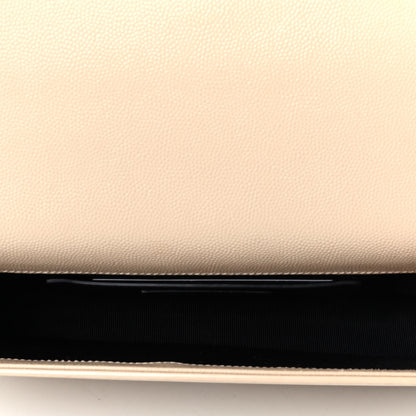 Saint Laurent Grain De Poudre Classic Kate Monogram Clutch Nude Powder 4 of 7