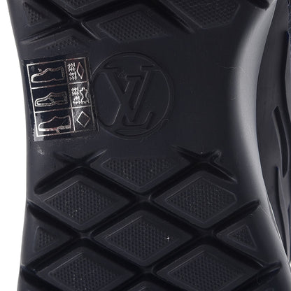 Louis Vuitton Neoprene Mesh Rubber Fastlane Low Sneakers 37 Marine 6 of 9
