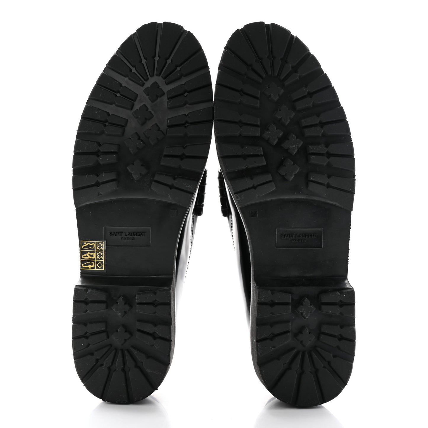 Glazed Calfskin Chunky Le Loafer Penny Slippers 39 Black