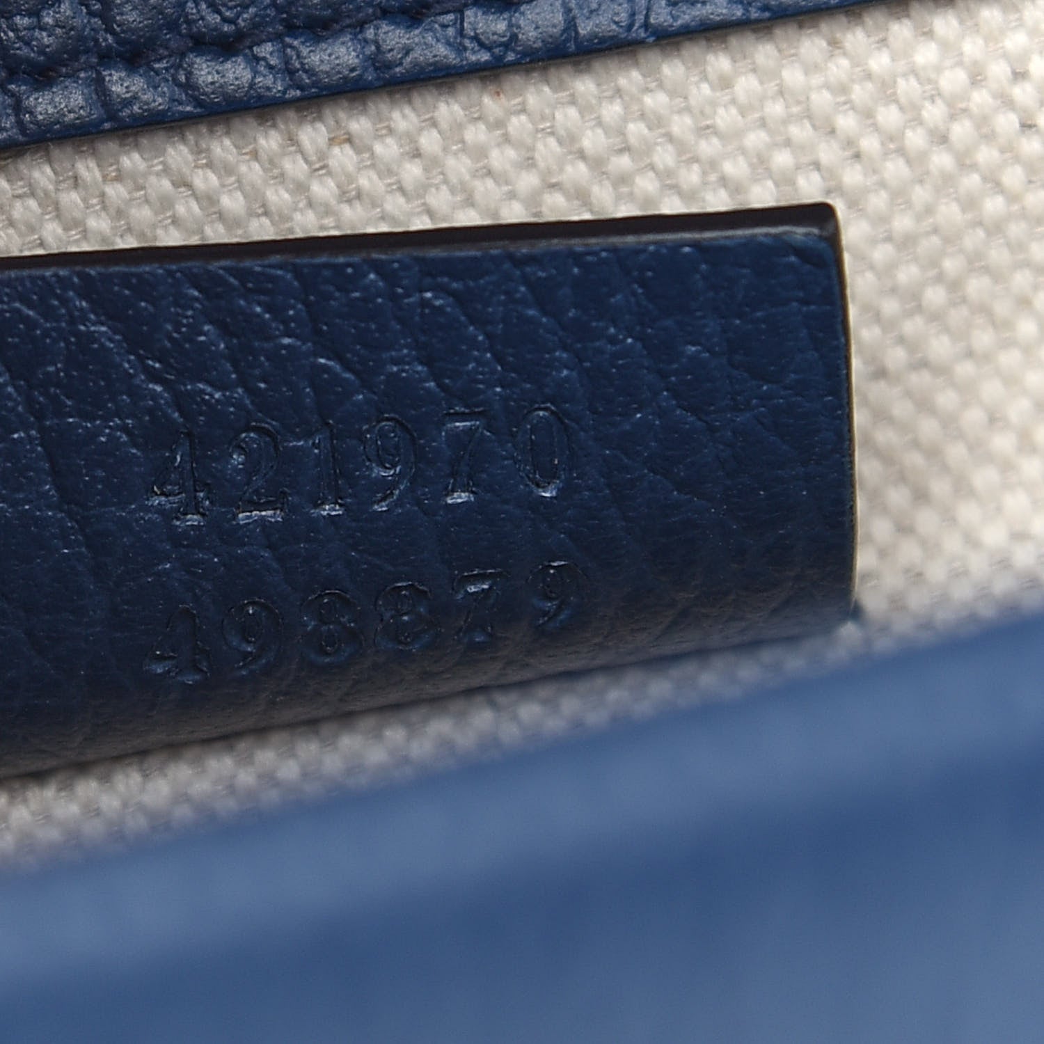 Gucci Dollar Calfskin Crystal Mini Dionysus Shoulder Bag Blue Agata Montana Sapphire 6 of 8