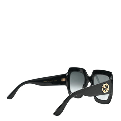 Gucci Acetate Square Frame Sunglasses GG0053S Black 3 of 8