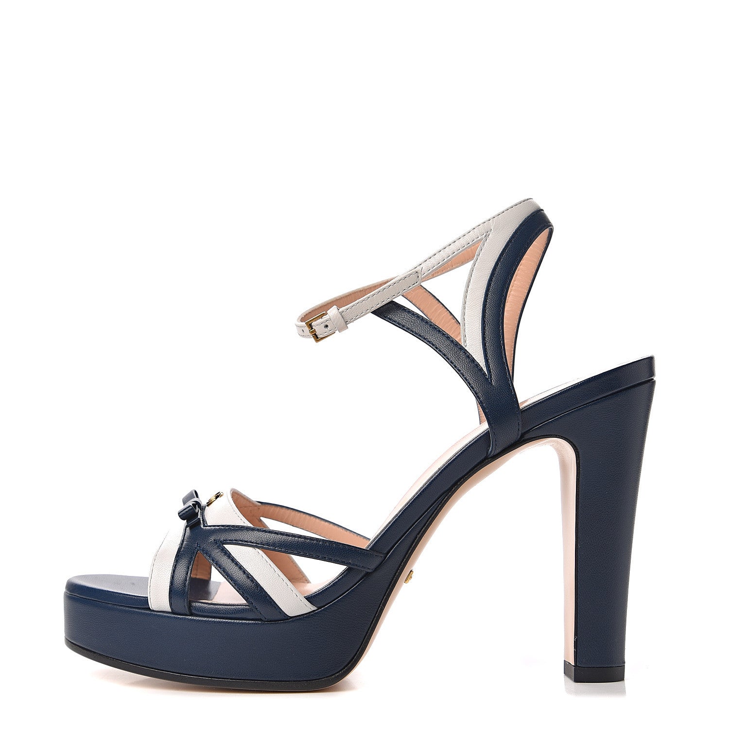 Gucci Malaga Kid Platform Sandals 39 Blue 1 of 9