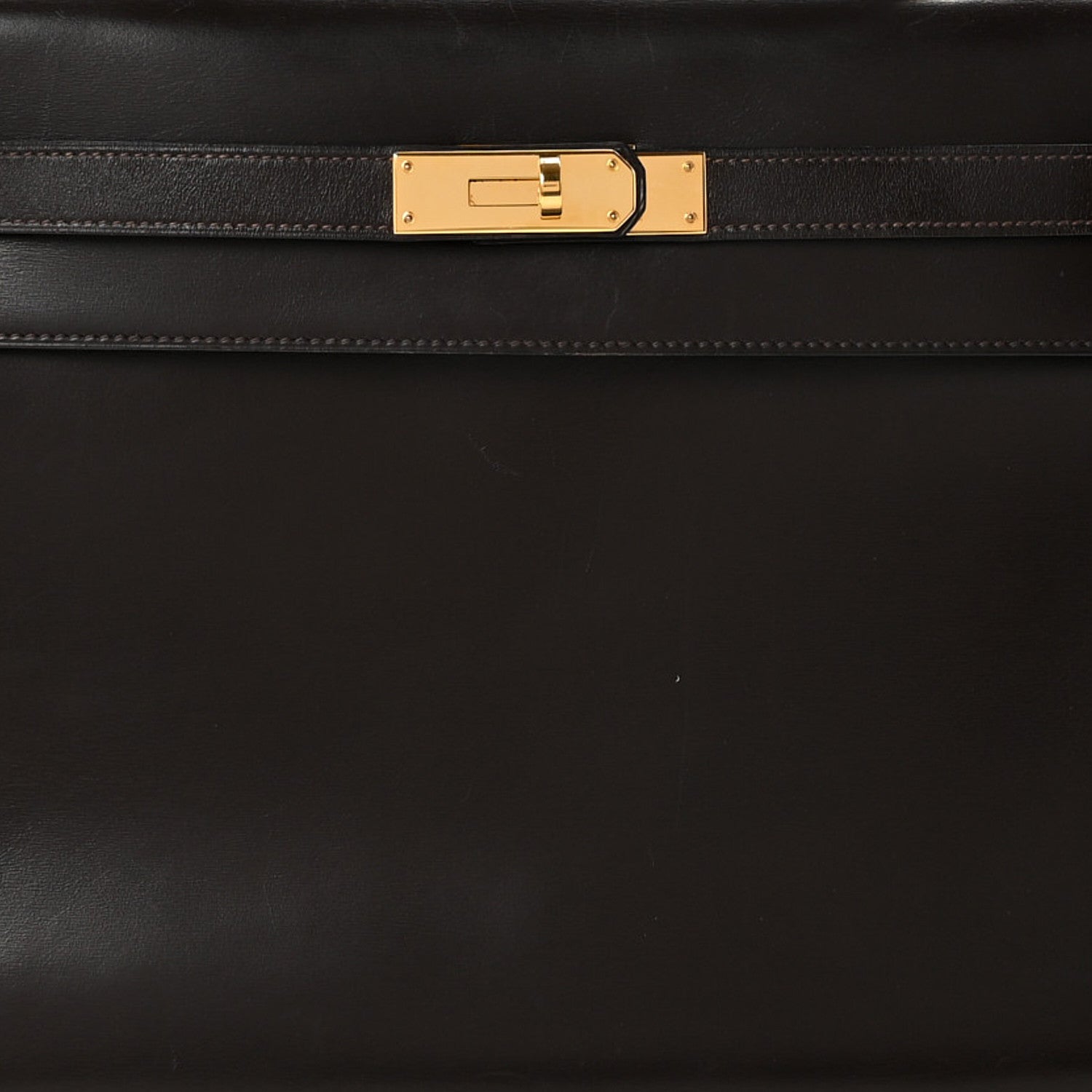 Hermes Box Kelly Sellier 32 Chocolate 7 of 10