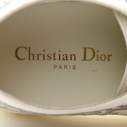 Christian Dior Canvas Oblique Walk'N'Dior Low Top Sneakers 38 Grey Stone 6 of 10