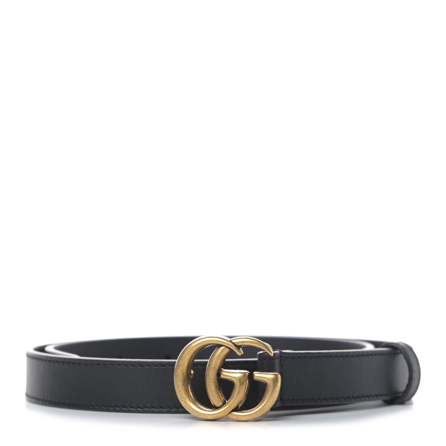 Calfskin Double G 20mm Belt 75 30 Black
