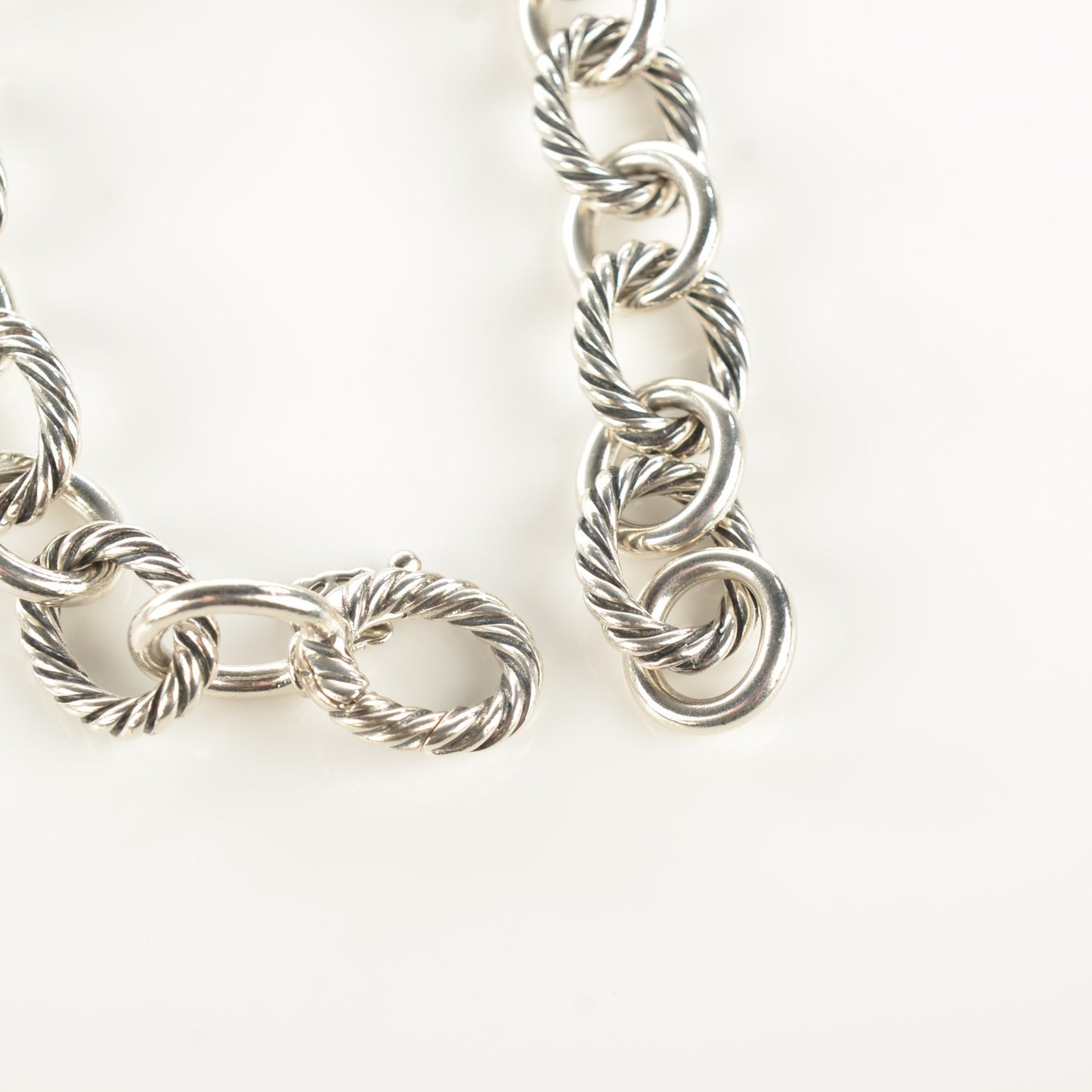 Sterling Silver 12mm Large Oval Link Bracelet
