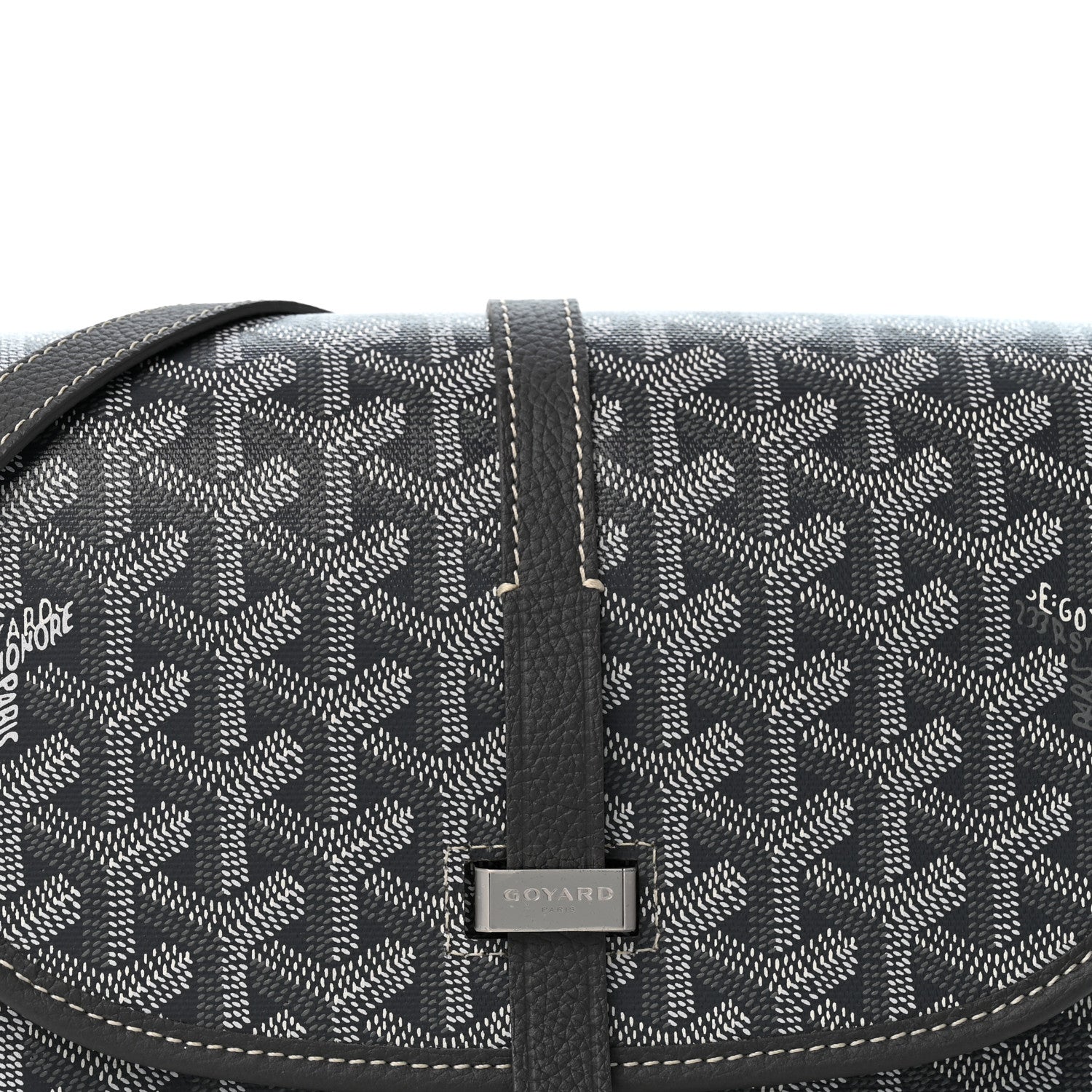 Goyard Goyardine Belvedere II PM Messenger Bag Gray 6 of 8