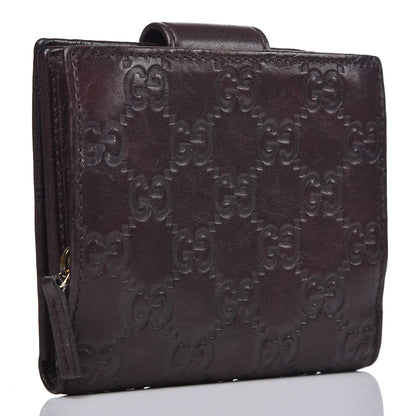 Gucci Guccissima D Ring Compact Wallet Brown 3 of 7