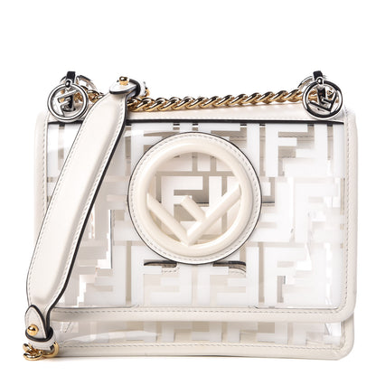 Fendi TPU FF Vitello Century F is Fendi Small Kan I Shoulder Bag White 1 of 8