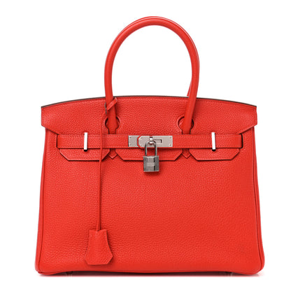 Hermes Togo Birkin 30 Capucine 1 of 10