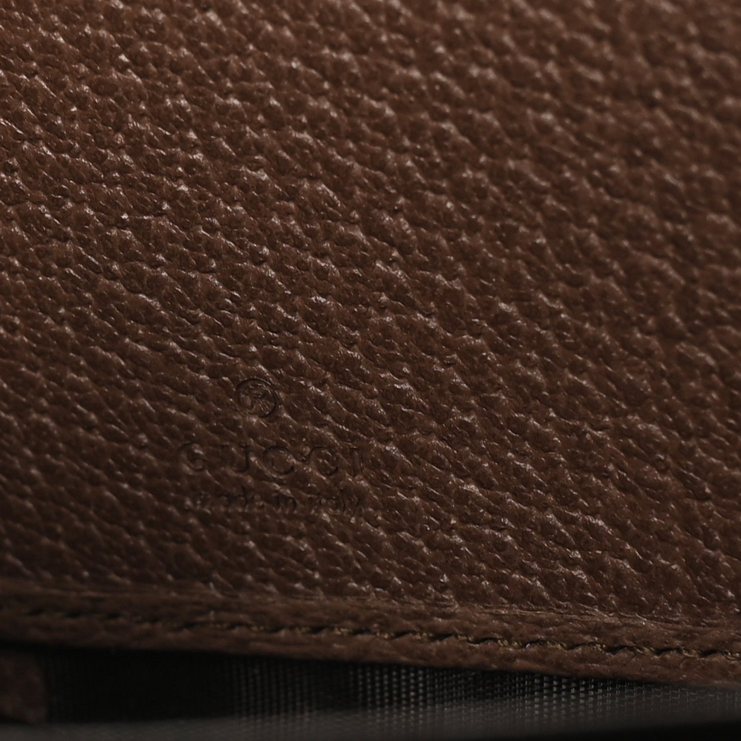 Gucci GG Supreme Monogram Web Ophidia Zip Around Wallet Brown 6 of 8