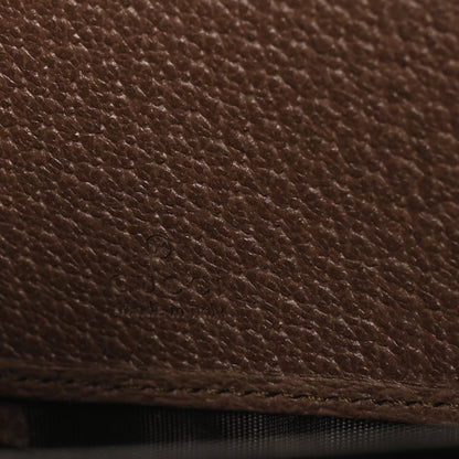 Gucci GG Supreme Monogram Web Ophidia Zip Around Wallet Brown 6 of 8