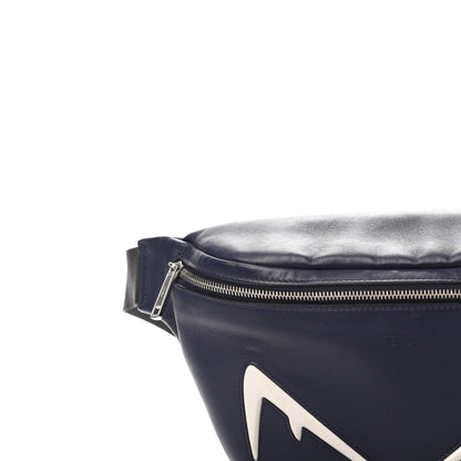 Fendi Vitello Grace Light Century Devil Eyes Belt Bag Navy White 11 of 12