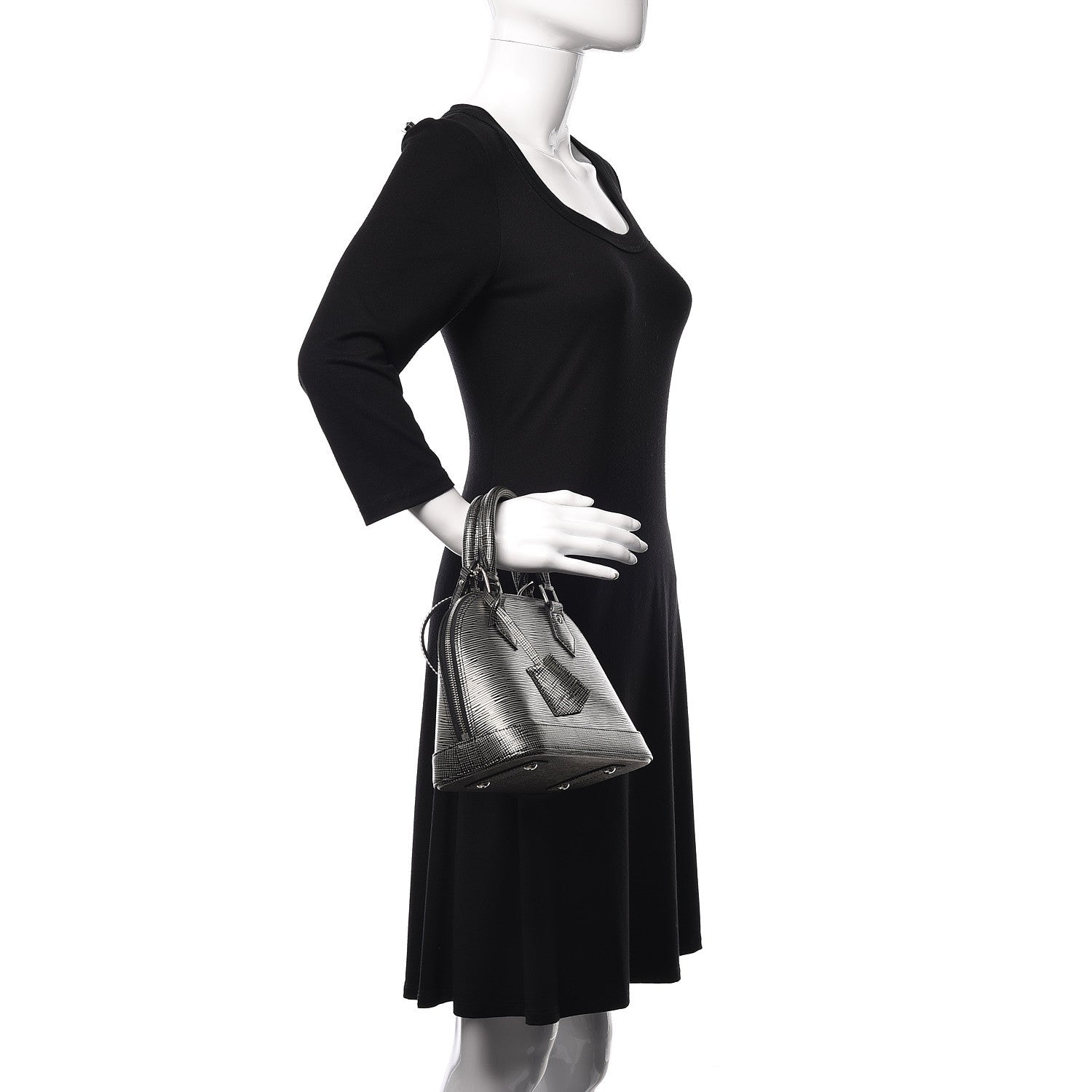 Louis Vuitton Epi Alma BB Platine 2 of 10