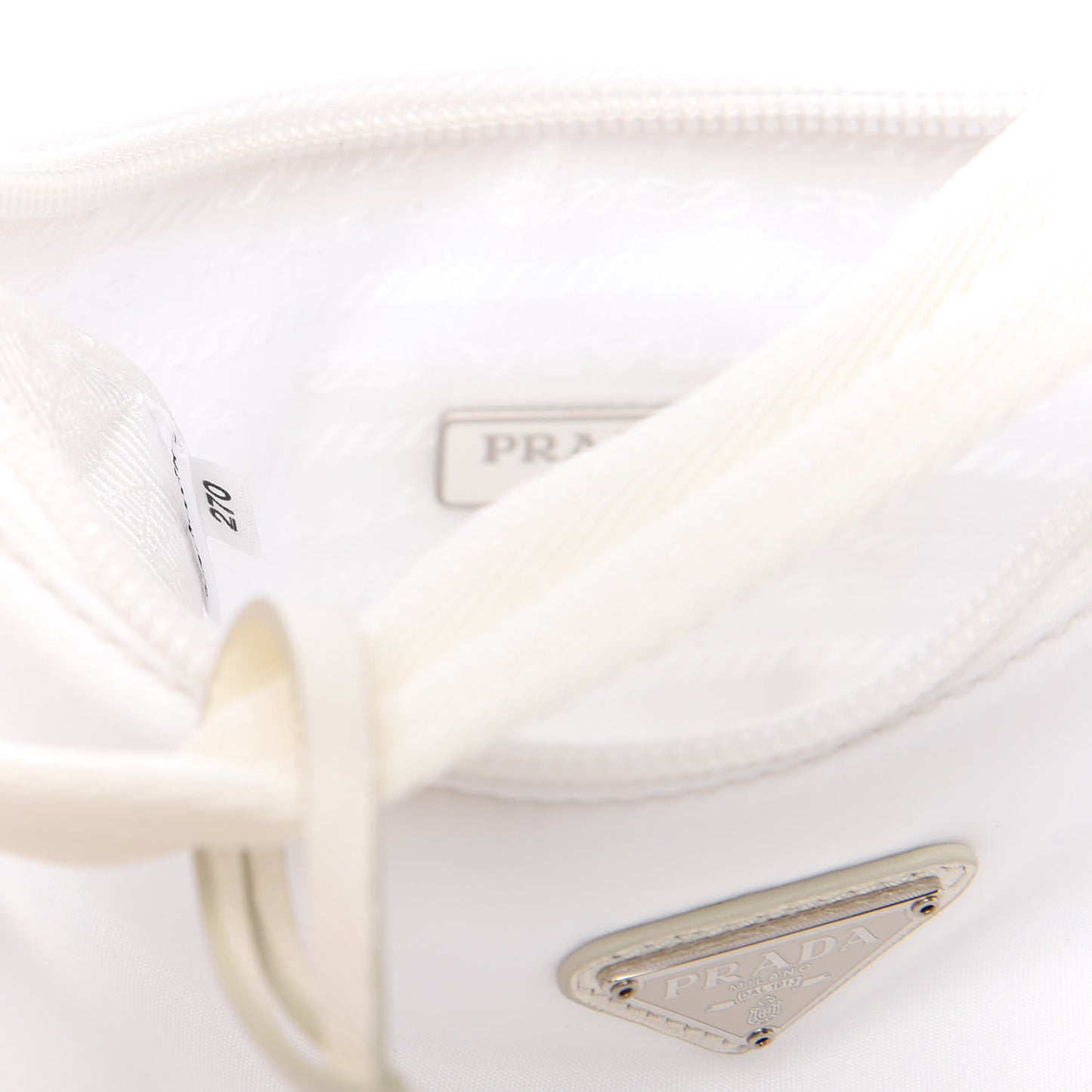 Tessuto Nylon Mini Re-Edition 2000 Bag White