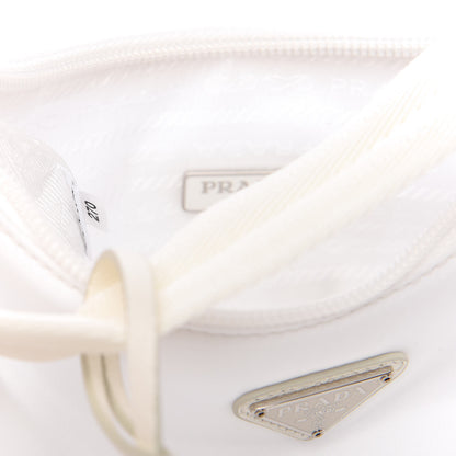 Prada Tessuto Nylon Mini Re-Edition 2000 Bag White 9 of 10