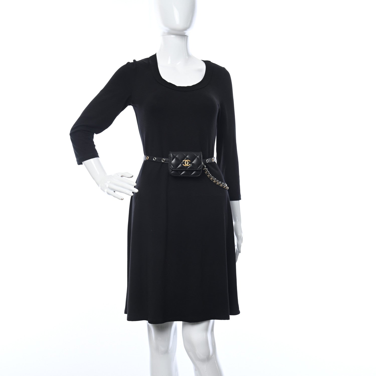 Chanel Goatskin Quilted Flap Waist Belt Bag 2 of 11