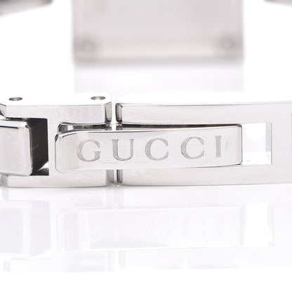 Gucci Stainless Steel Satin Diamond Bezel 14mm 102 G-Mini Quartz Watch Black 6 of 8