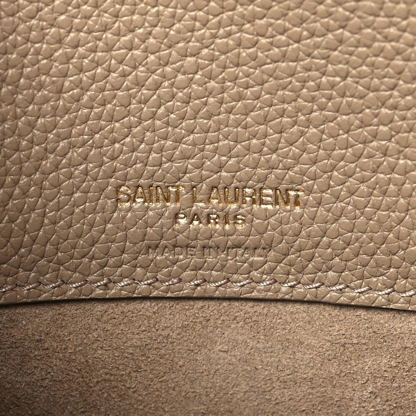 Grained Calfskin Baby Sac De Jour Souple Dark Beige
