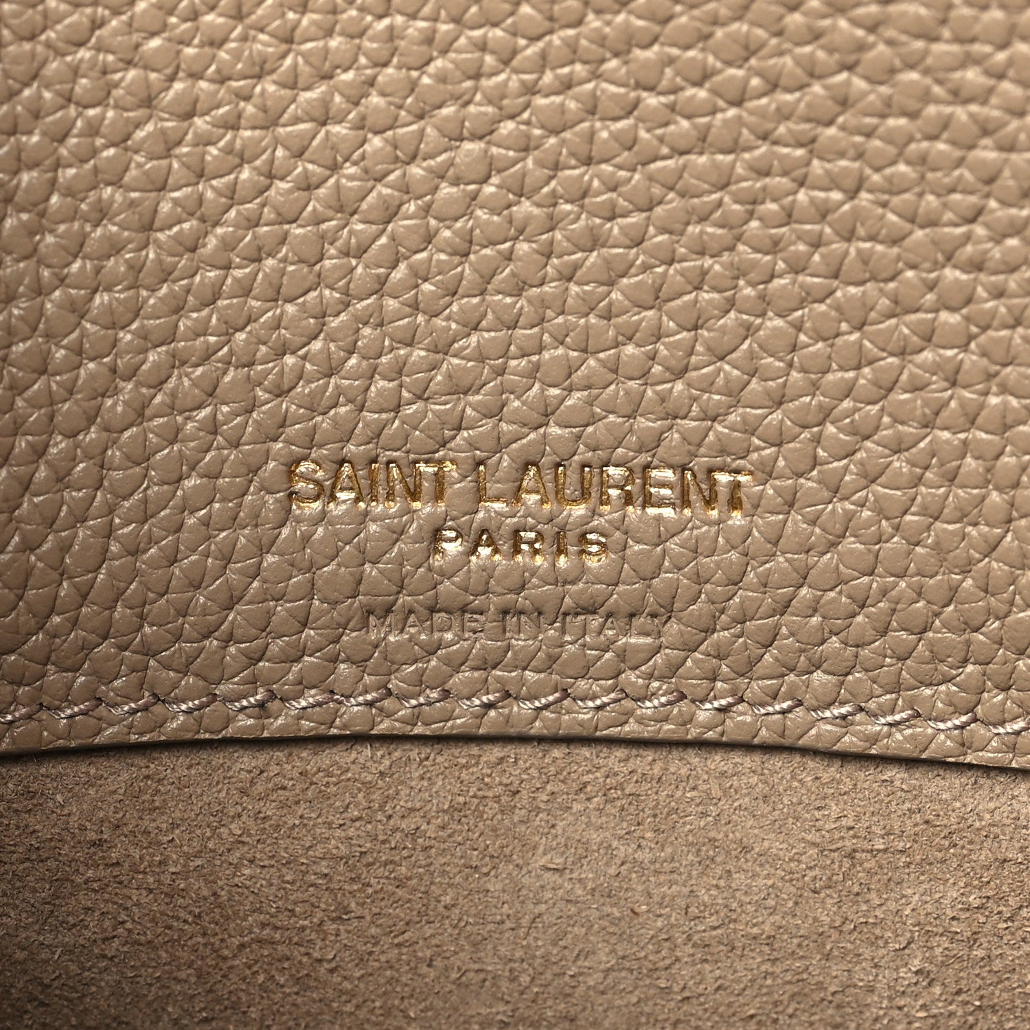 Saint Laurent Grained Calfskin Baby Sac De Jour Souple Dark Beige 6 of 11