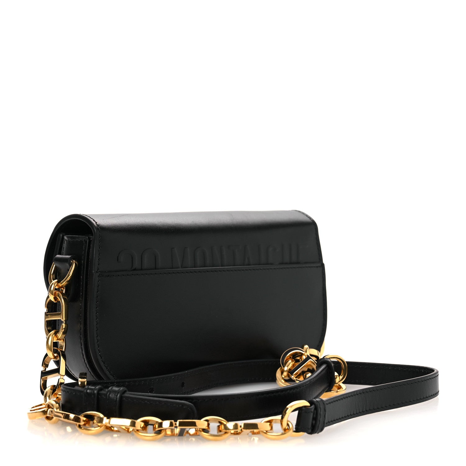 Christian Dior Box Calfskin 30 Montaigne Small Avenue Bag Black 3 of 11