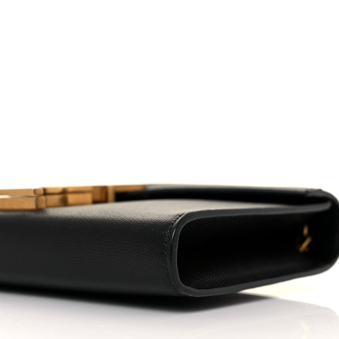 Grain De Poudre Monogram Cassandra Chain Wallet Black