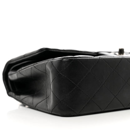 Chanel Lambskin Quilted Medium Double Flap Black 9 of 11