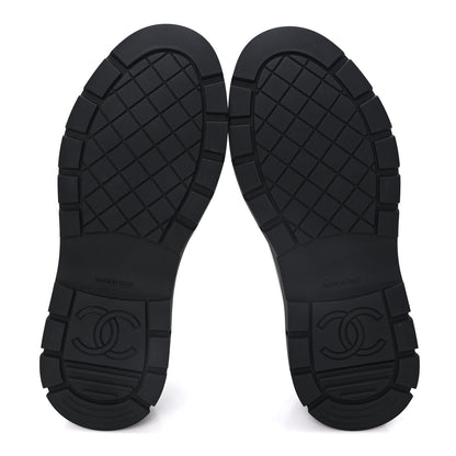 Chanel Lambskin Mary Jane Flats 37 Black 6 of 9