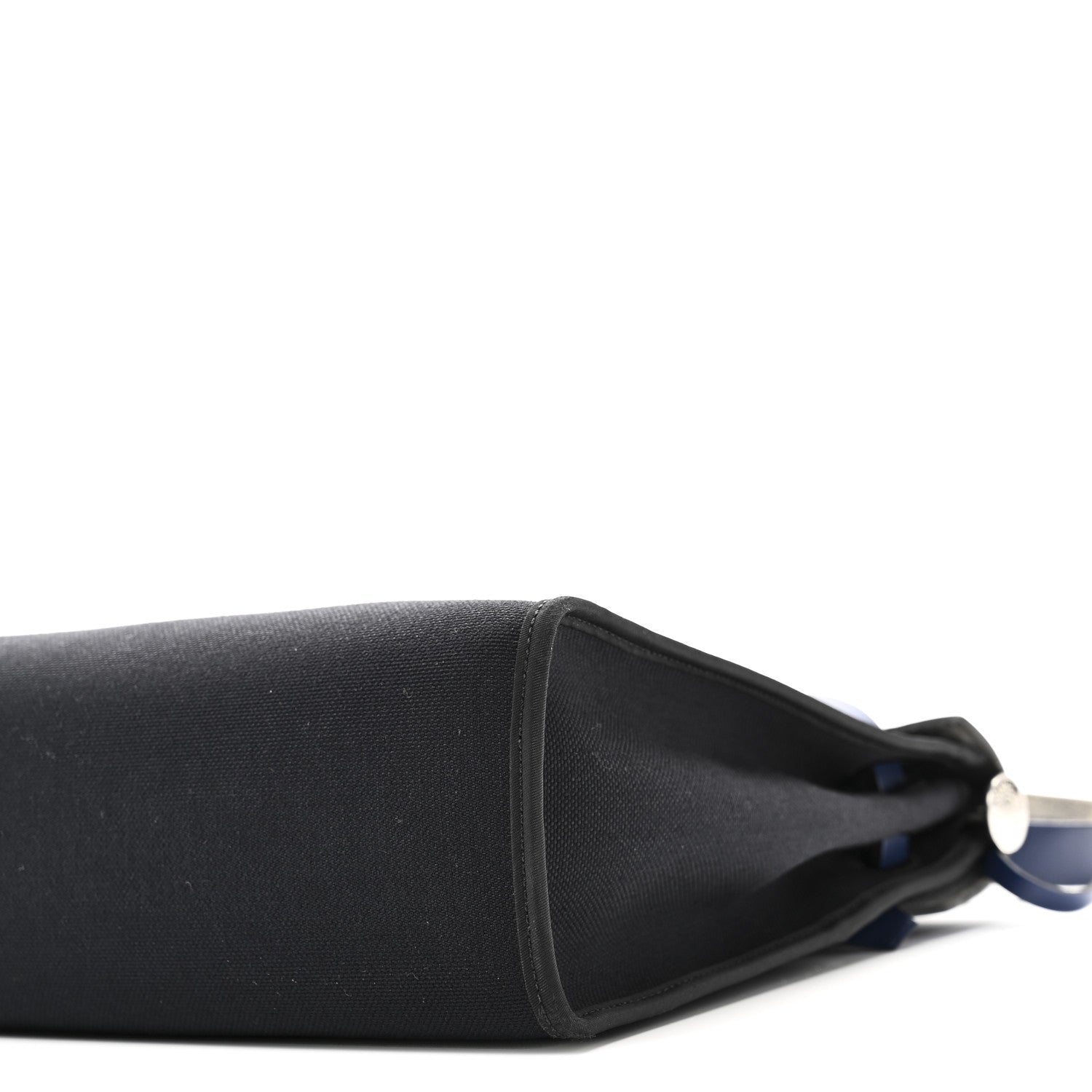 Hermes Military Toile Vache Hunter Herbag Zip 31 PM Black Bleu Saphir 11 of 12