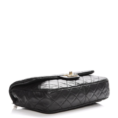 Chanel Lambskin Quilted Medium Precious Jewel Single Flap Black 4 of 8
