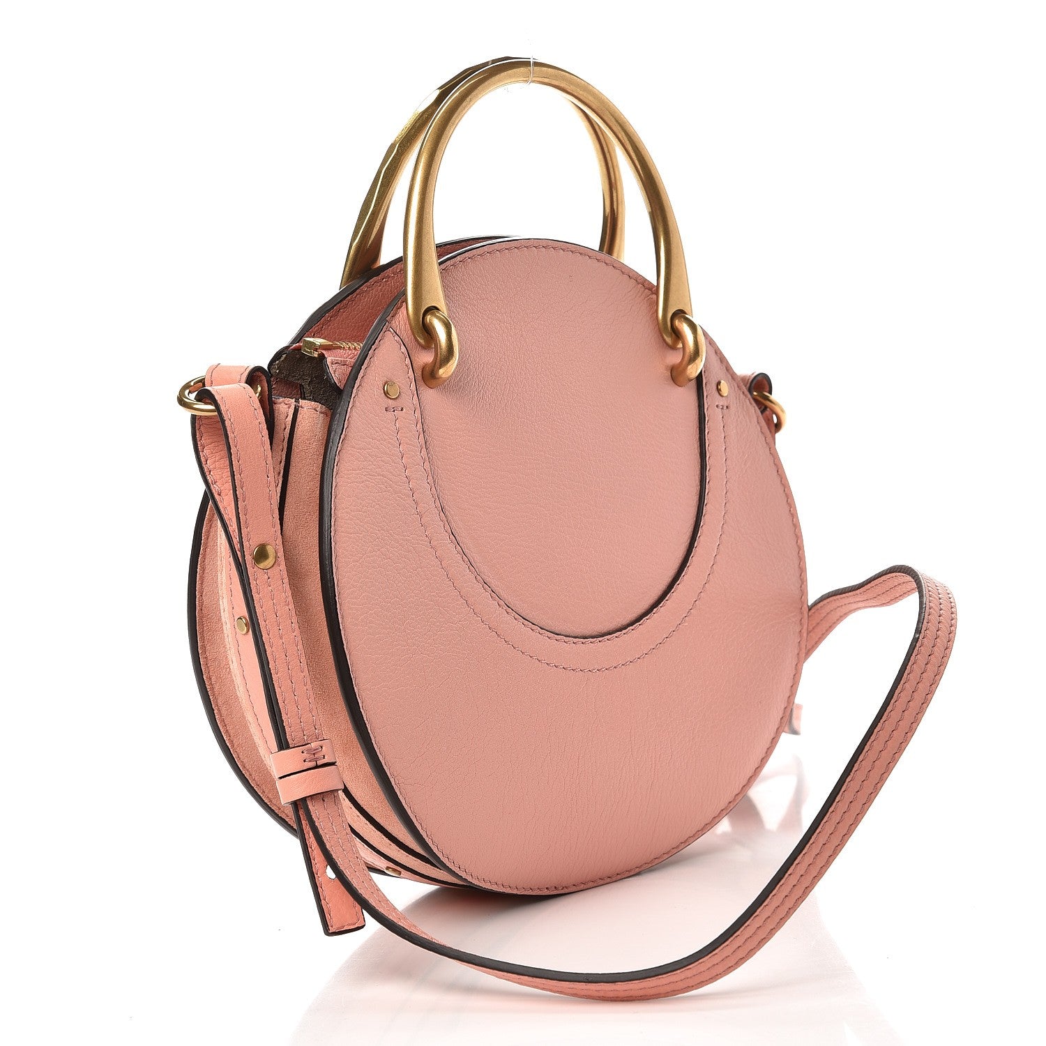 Chloe Calfskin Suede Small Pixie Bag Ideal Blush 3 of 7