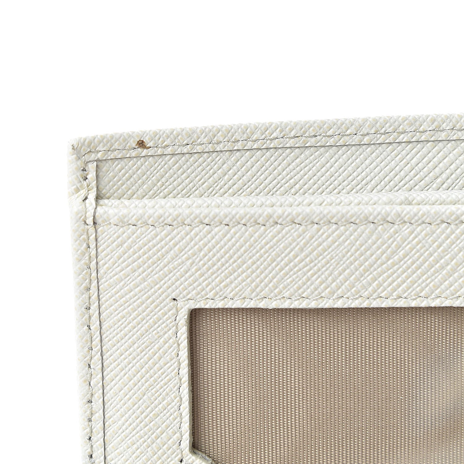 Prada Saffiano Metal Wallet Bianco 8 of 13