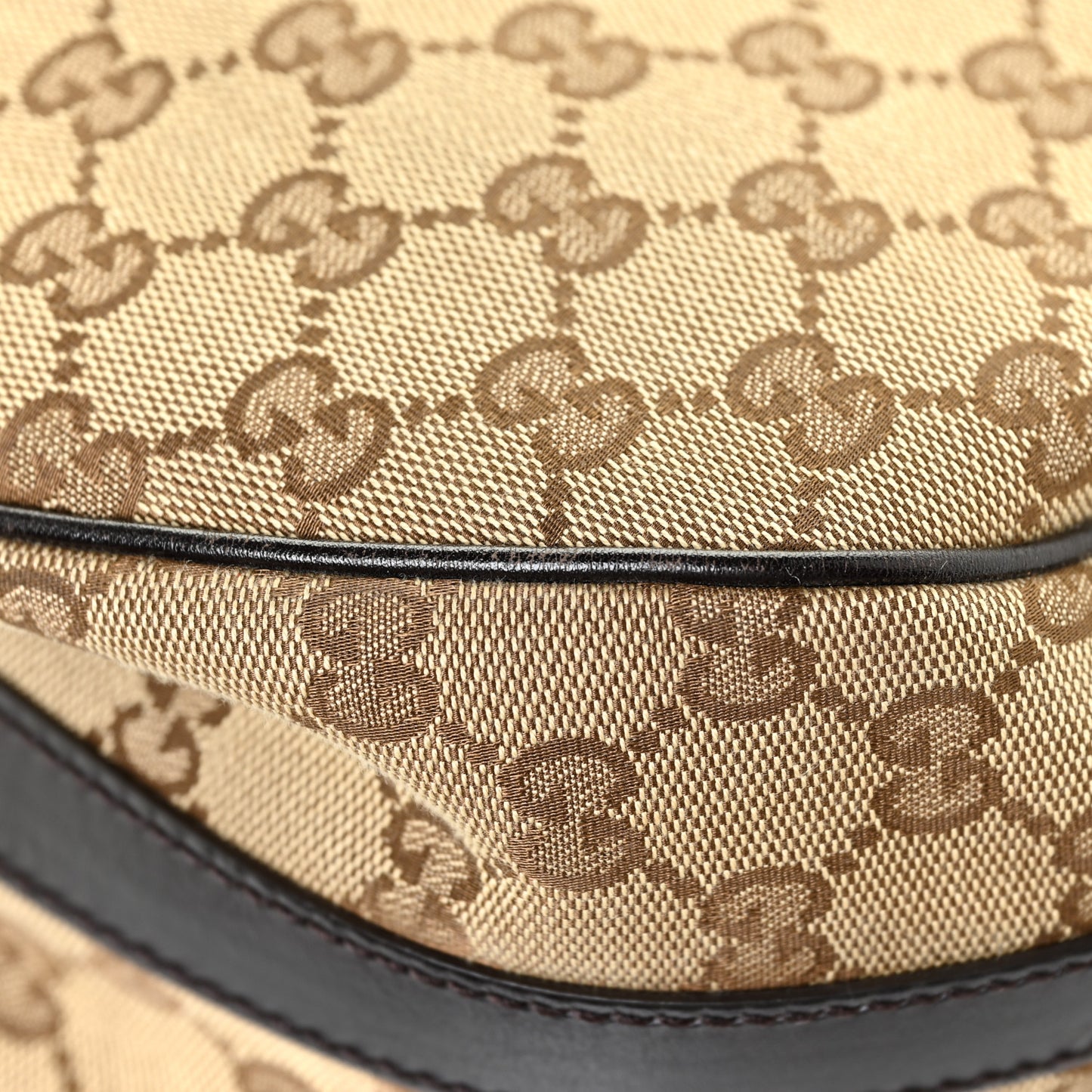 Monogram Medium GG Twins Hobo Dark Brown