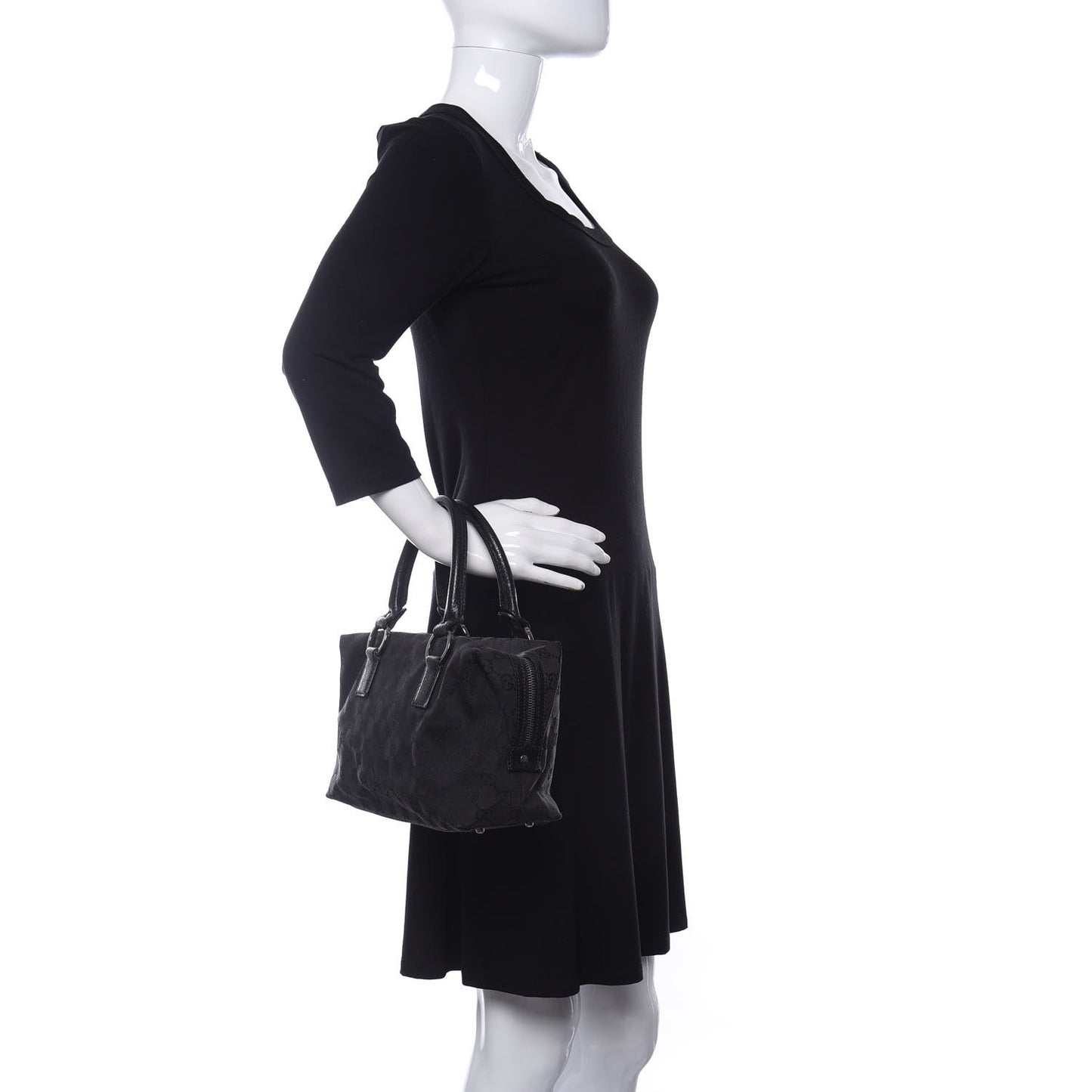 Monogram Small Boston Black