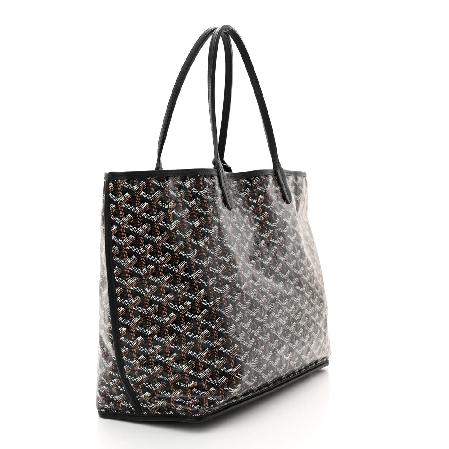 Goyardine Reversible Anjou PM Black