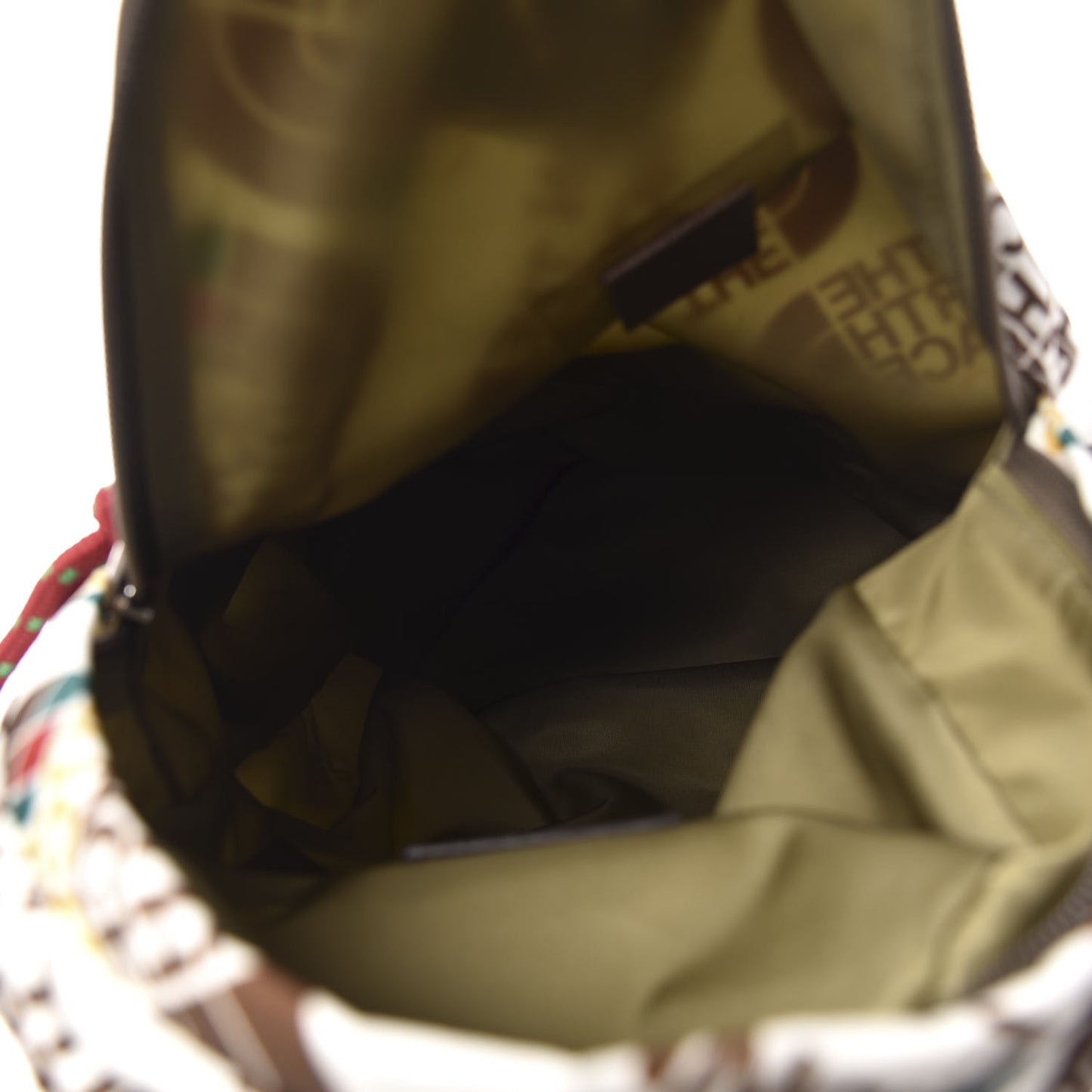 X THE NORTH FACE Econyl Nylon Medium Backpack Brown White