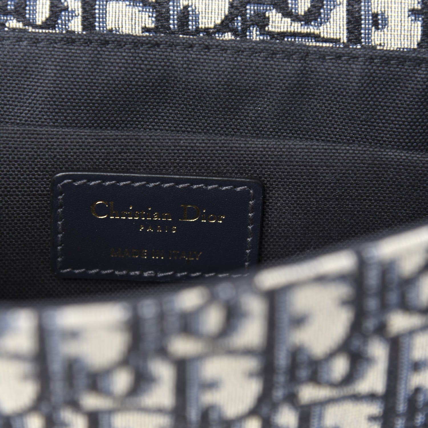 Christian Dior Oblique 30 Montaigne Box Bag Blue 8 of 10