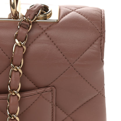 Chanel Lambskin Quilted Medium Trendy CC Flap Dual Handle Bag Nude 10 of 10