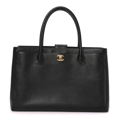 Chanel Calfskin Cerf Shopper Tote Black 1 of 10