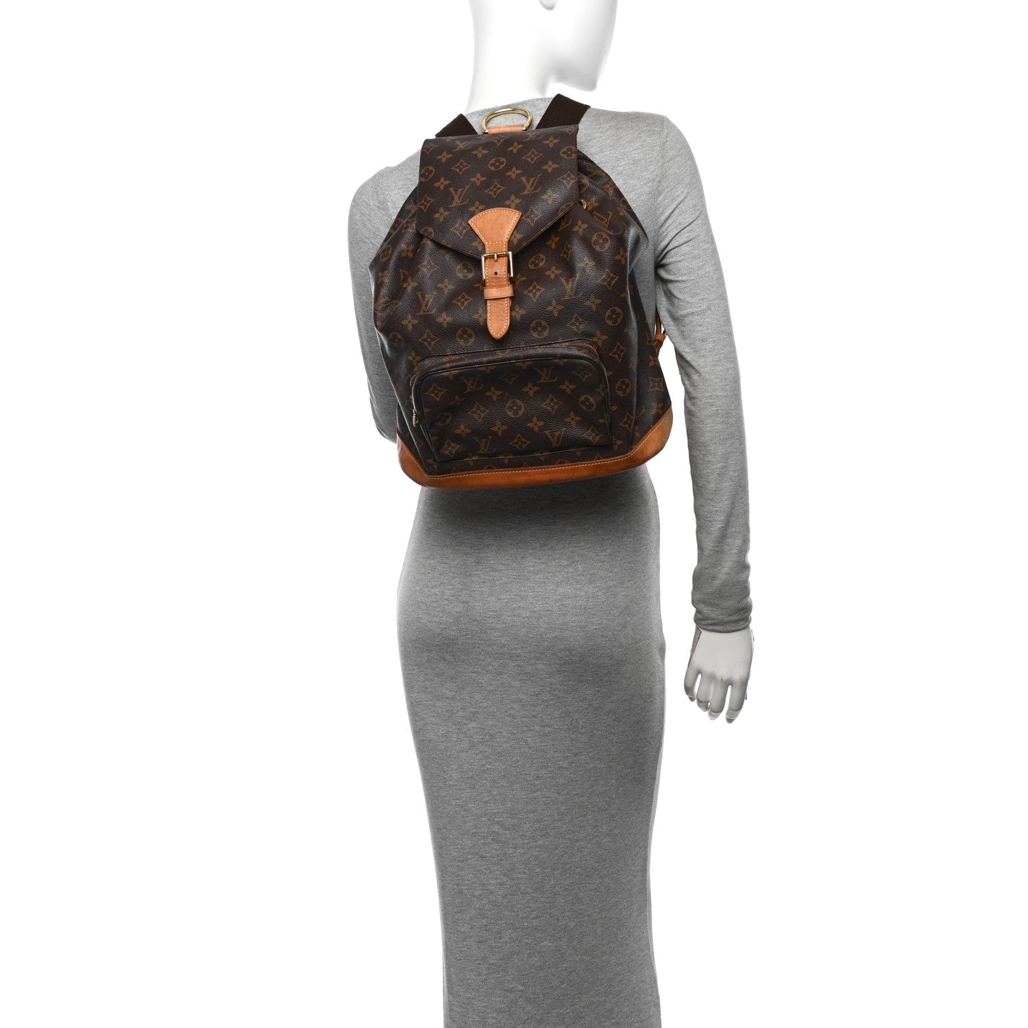 Louis Vuitton Monogram Montsouris GM Backpack 2 of 14