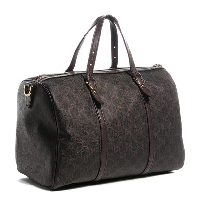 Gucci GG Supreme Monogram Medium Nice Boston Dark Brown 4 of 9